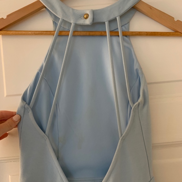 Lulu's Open Back Skater Dress - Picture 4 of 5